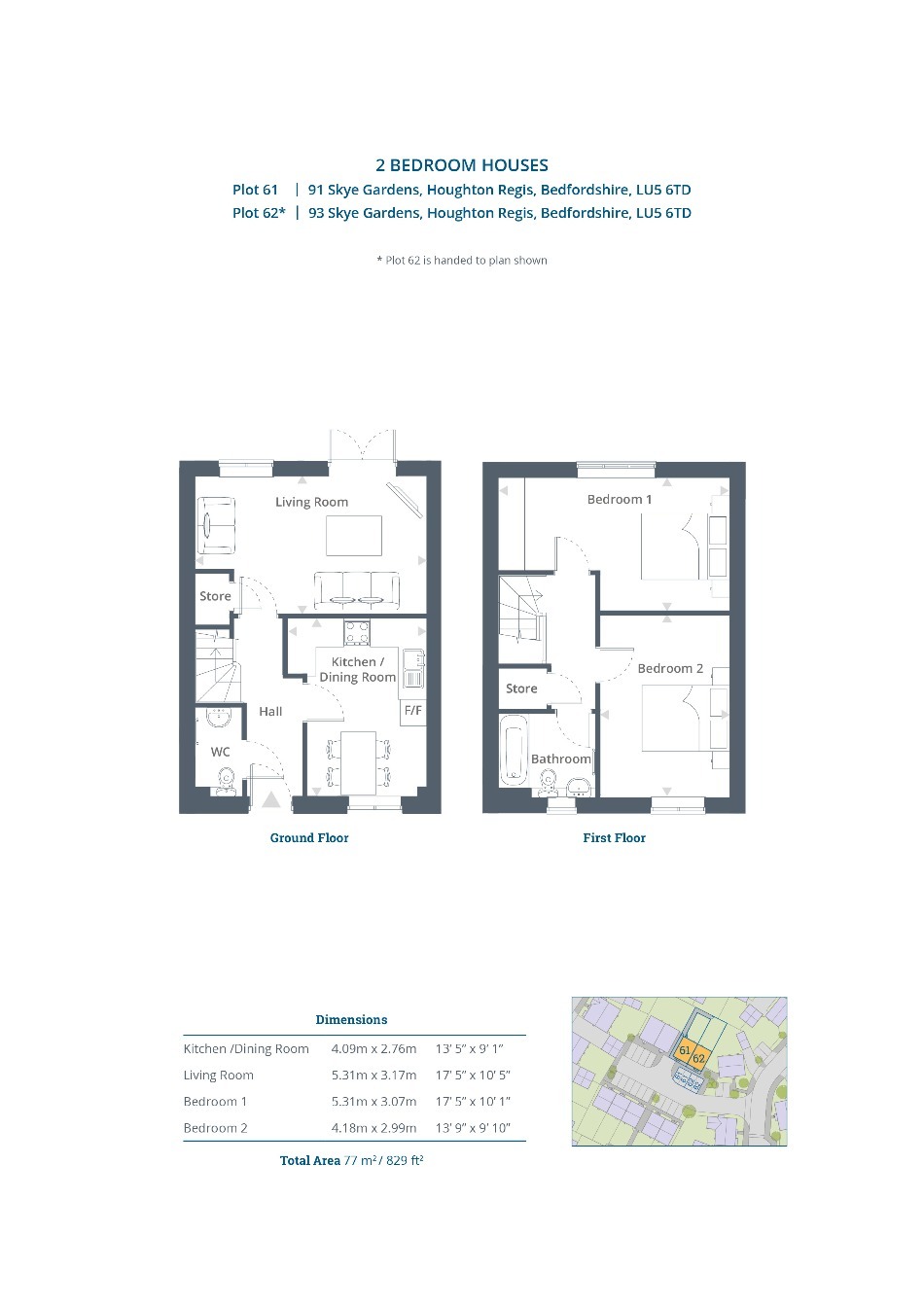 Bidwell Mews, Houghton Regis